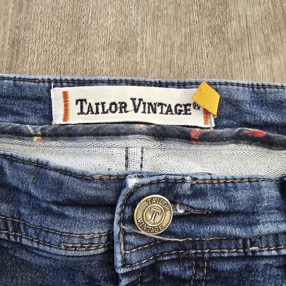 Tailor Vintage Jeans Mens 38X30 Blue Canaan Slim Fit Stretch Denim Comfort Waist - Picture 4 of 9